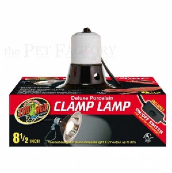 Porcelain Clamp Lamp (max 150w)